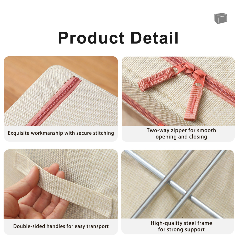 Linen Single-window Storage Box-8